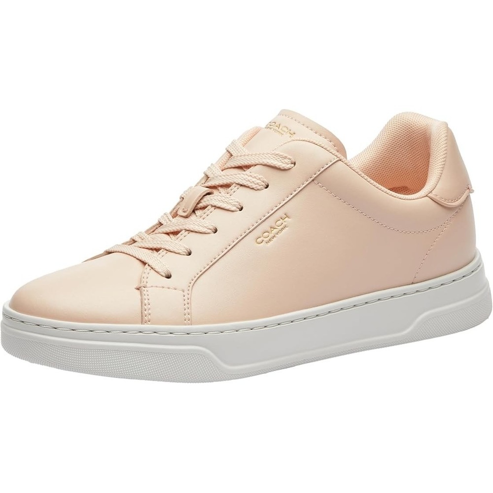 Coach Leather Women's High Line Blush Sneakers Size 6.5 New In Box! - Picture 5 of 5